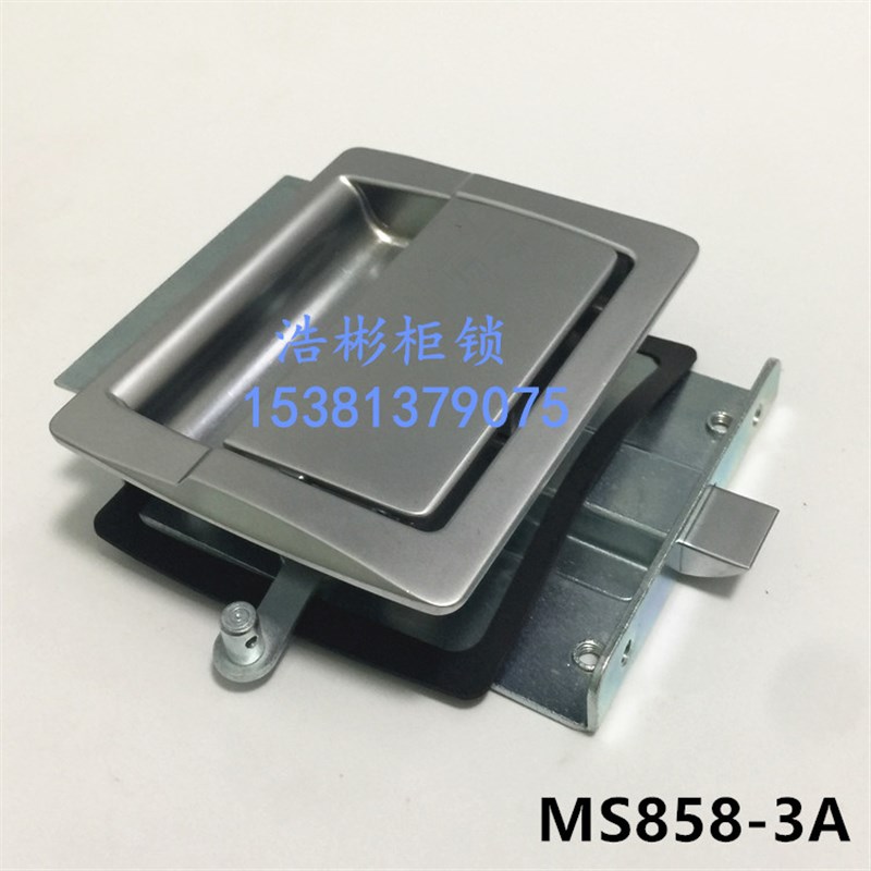 汽车拖车房车挂车工程车锁MS858-3卡车锁改装客车锁机柜机箱锁