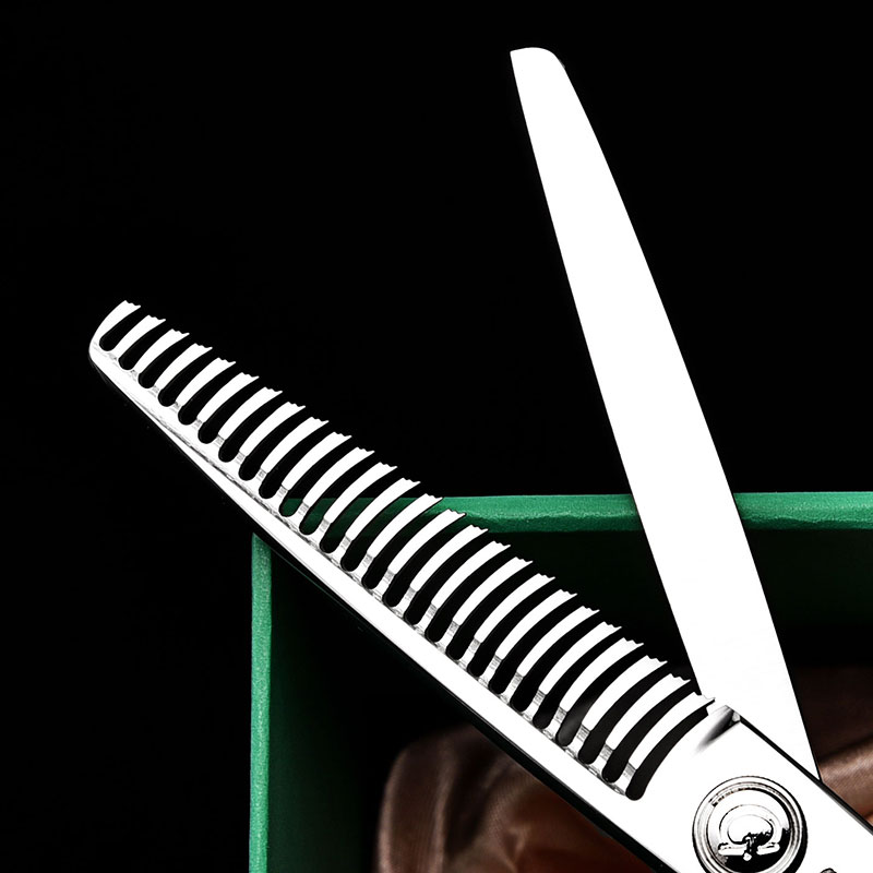 戈丝男发无痕牙剪G-09鹿角齿打薄剪去发量30-35%油头理发剪刀歌丝