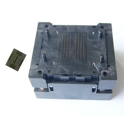 BGA152/132下压老化空座 nandflash测试座烧录座清空座 机器化