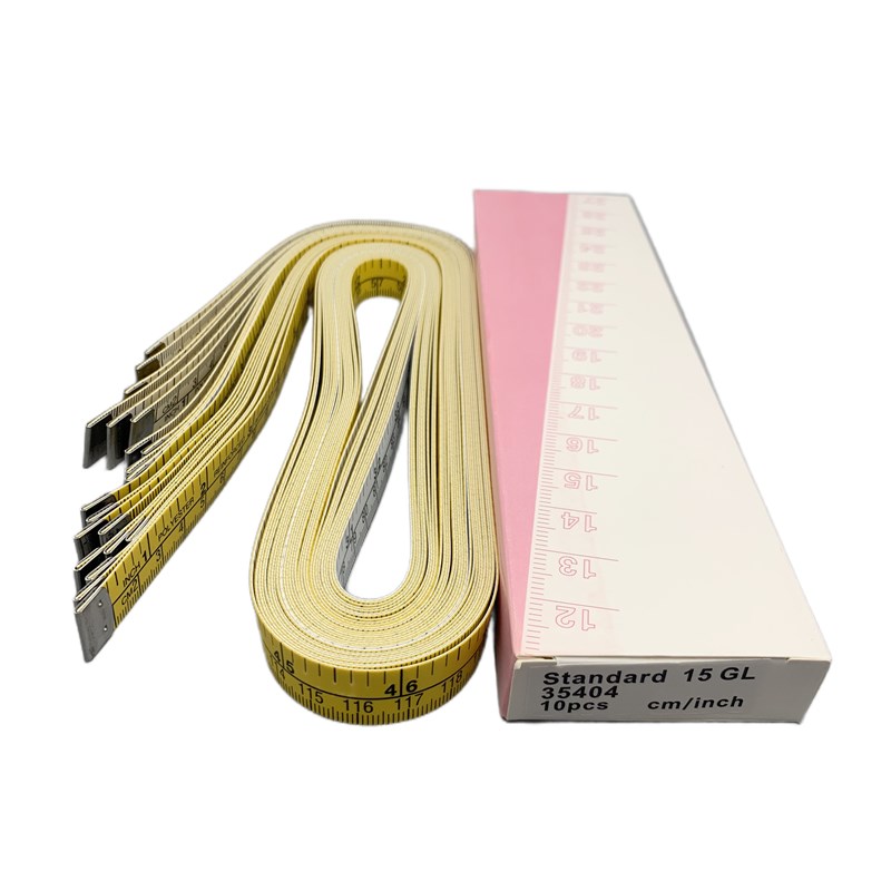 优质品质德国工艺皮尺公英制量衣尺黄色裁缝软尺35202#35404