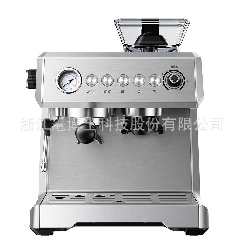 跨境全动咖啡机缩研磨自一43242体咖啡自机全动家用现磨浓浓缩咖