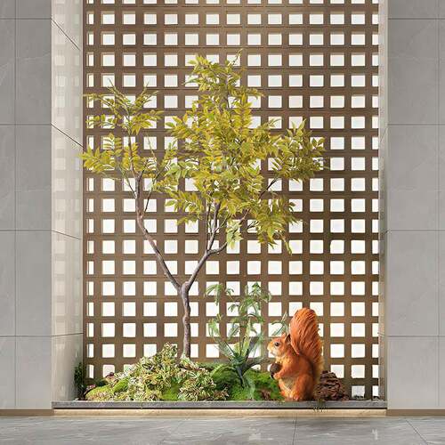 成景仿套真造植物观新中式绿植假植物高端轻奢家居展厅景装饰zshj