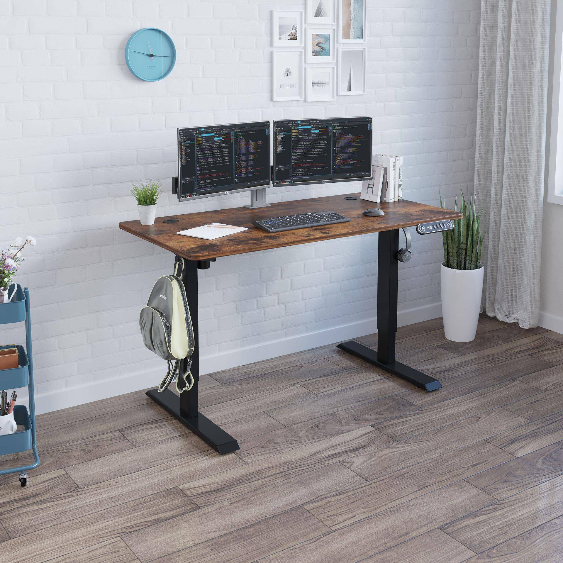 厂现货书升降桌站立升式电脑桌降桌工腿电动办公桌智能MXTARK桌CE