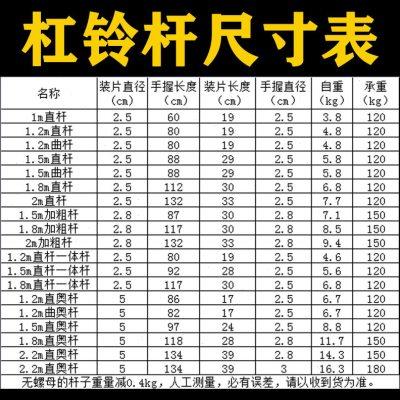 杠铃杆直杆1.5家用曲杆1.2米1.8m2.2奥杆举重健身器材2.5cm哑铃片