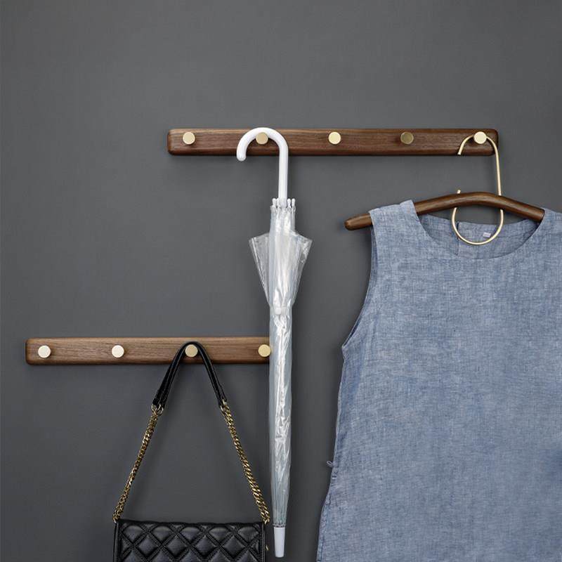 挂衣帽钩实木进门口后免打孔墙上壁挂架试衣柜间入户玄关钥匙挂钩,收纳整理,挂钩/粘钩,淘宝优惠券,粉丝福利购,淘宝优惠卷