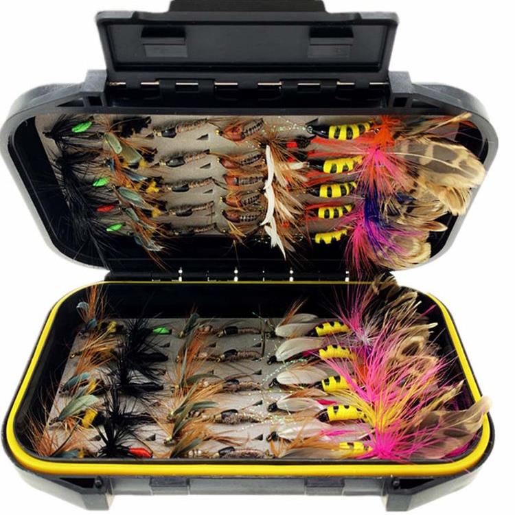 路亚仿生假饵飞蝇钩 白条马口翘嘴罗非草黑鲫鱼通杀 微物饵钩套装