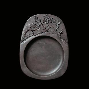 赋比兴 国家非遗 肇庆端砚砚台《和谐之春》宋坑砚台 5寸正宗老坑