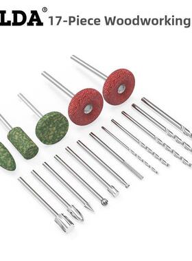 适配威克士电磨配件大全WX750木工17件套WX106全能打磨切割套装砂