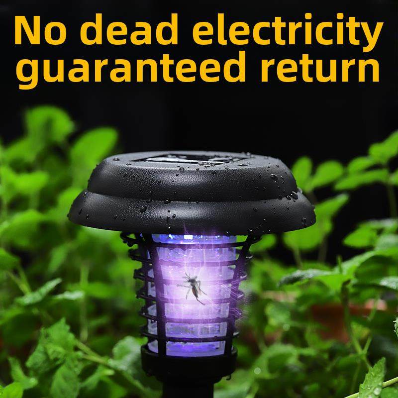 太阳能灭蚊灯防水户外别墅花园捕蝇灯室外庭院诱蚊电击杀虫驱蚊