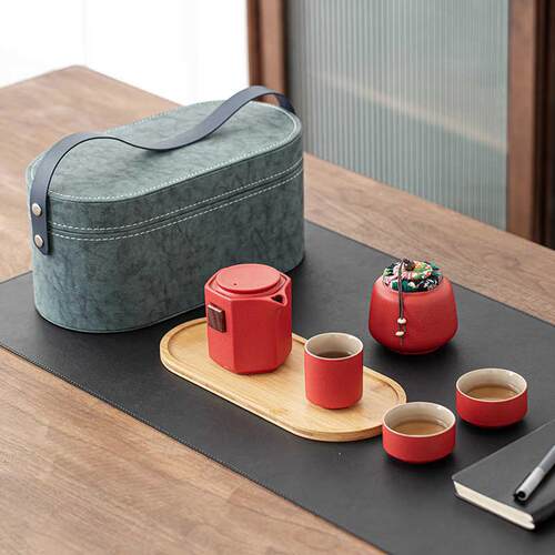 Claska Do 旅行功夫茶具套装户外陶瓷快客杯家用简约便携式茶具