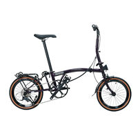 CRANSTON R9 Three-fold Adult ultra-light Portable urban retro parent-child small Bu Guo Bu folding bicycle thumbnail 3