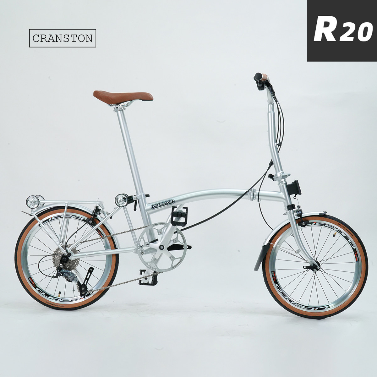 CRANSTONR20三折叠自行车成人