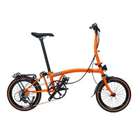 CRANSTON R9 Three-fold Adult ultra-light Portable urban retro parent-child small Bu Guo Bu folding bicycle thumbnail 8