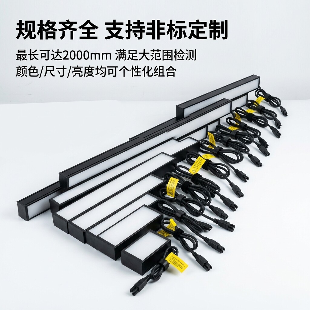 led条形光源工业相机自动化检测设备条形光源高亮面宽40mm24V