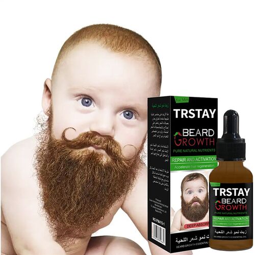 好货10ML TRSTAY Men Beard Growth Oil Fast Beard Growth Anti