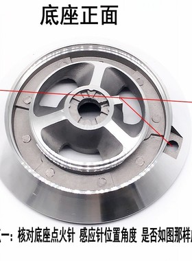 品格 皇冠BI828S 樱/花SCG-6663S 6653SB灶头火盖分火器煤气炉头