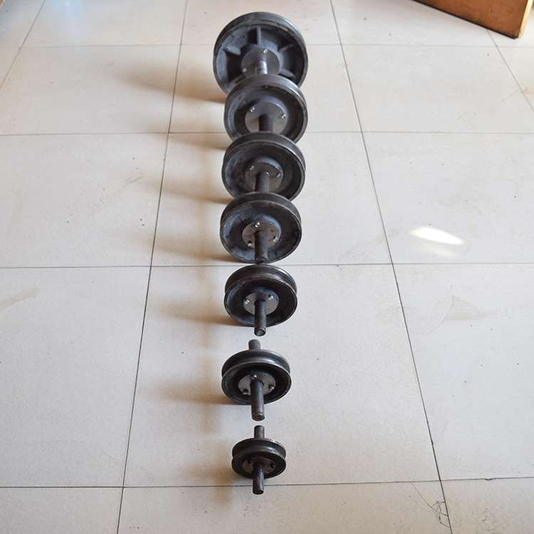 起重地轮天轮定动滑轮固定式滑轮组钢丝绳指向轮钢轮重型滚动轴承