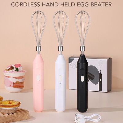 极速kitchen Gadgets Handheld Electric Egg Beater Rotary Egg