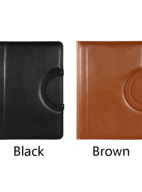 A4 Leather Office Document folder Multifunctional Business P