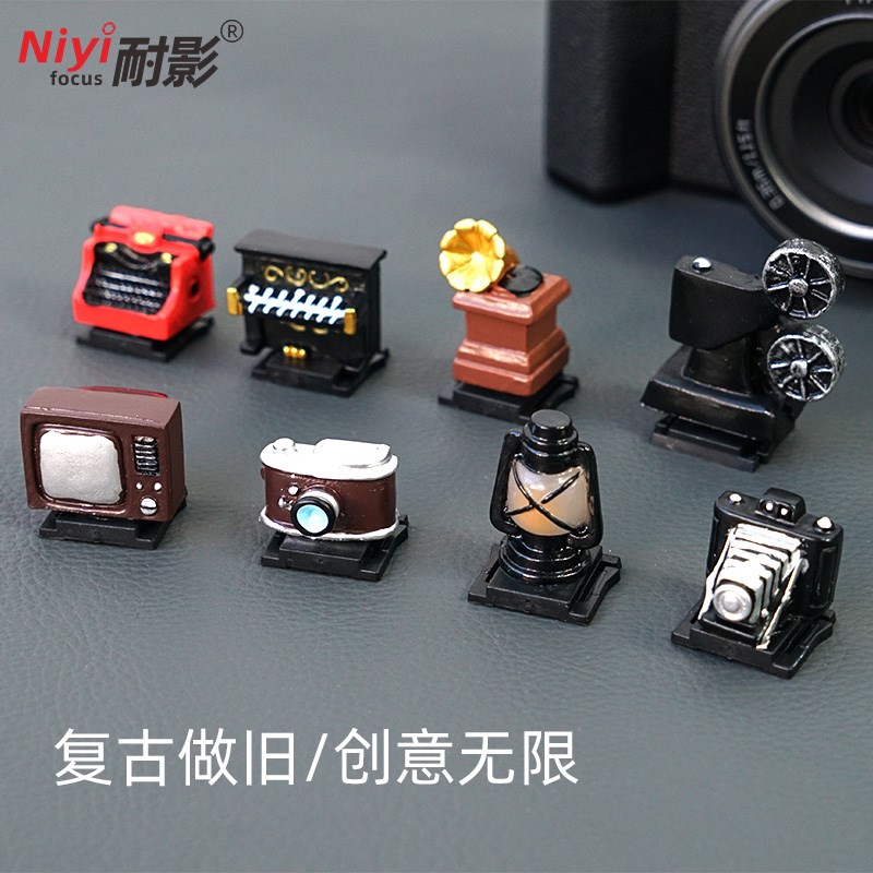 耐影 80年代复古物件电视机热靴盖适用于佳能R8  R50 200d富士XS2