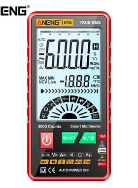 Ultra Thin Voltage Current Multmetro Abs Dcac Meter