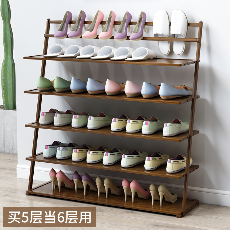 鞋架多层简易防尘实木鞋柜子小家用室内好看经济型放门口宿舍收纳