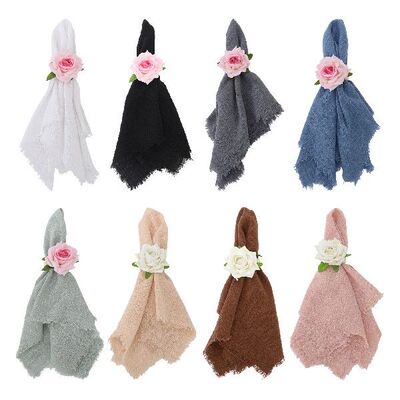 极速Ivory Dinner Napkin Durability Softness Soft Delicate