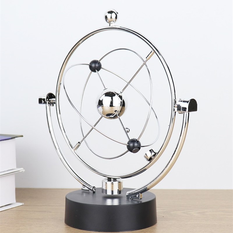 混沌摆件永动机仪磁浮牛顿摆球办公桌创意装饰品客厅书房装饰