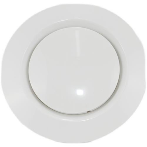 ABS新风风口中央空调通风换气可调节圆形百叶管道家用室内商用