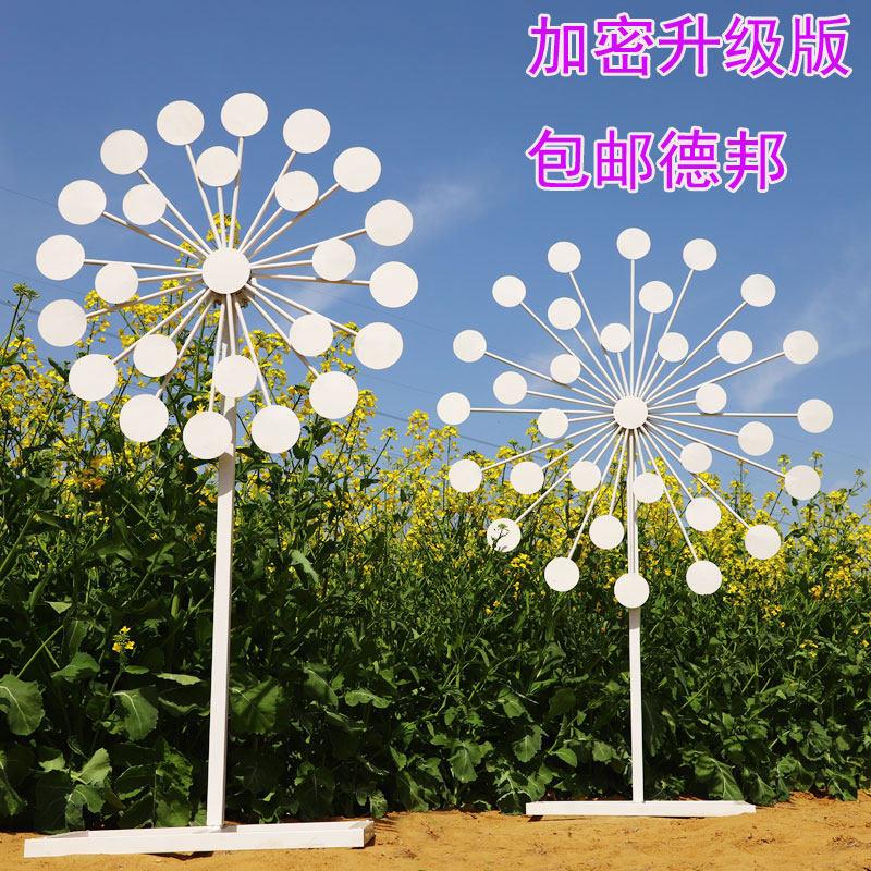 新款婚庆铁艺道具旋转摩天轮风车路引婚礼舞台场景迎宾区布置装饰