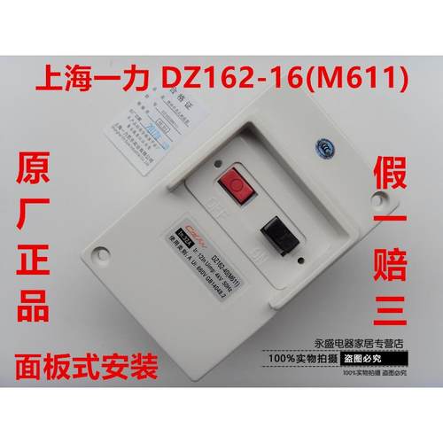 上海一力 保护开关断路器DZ162-40(M611) 20A25A32A40A面板式安装