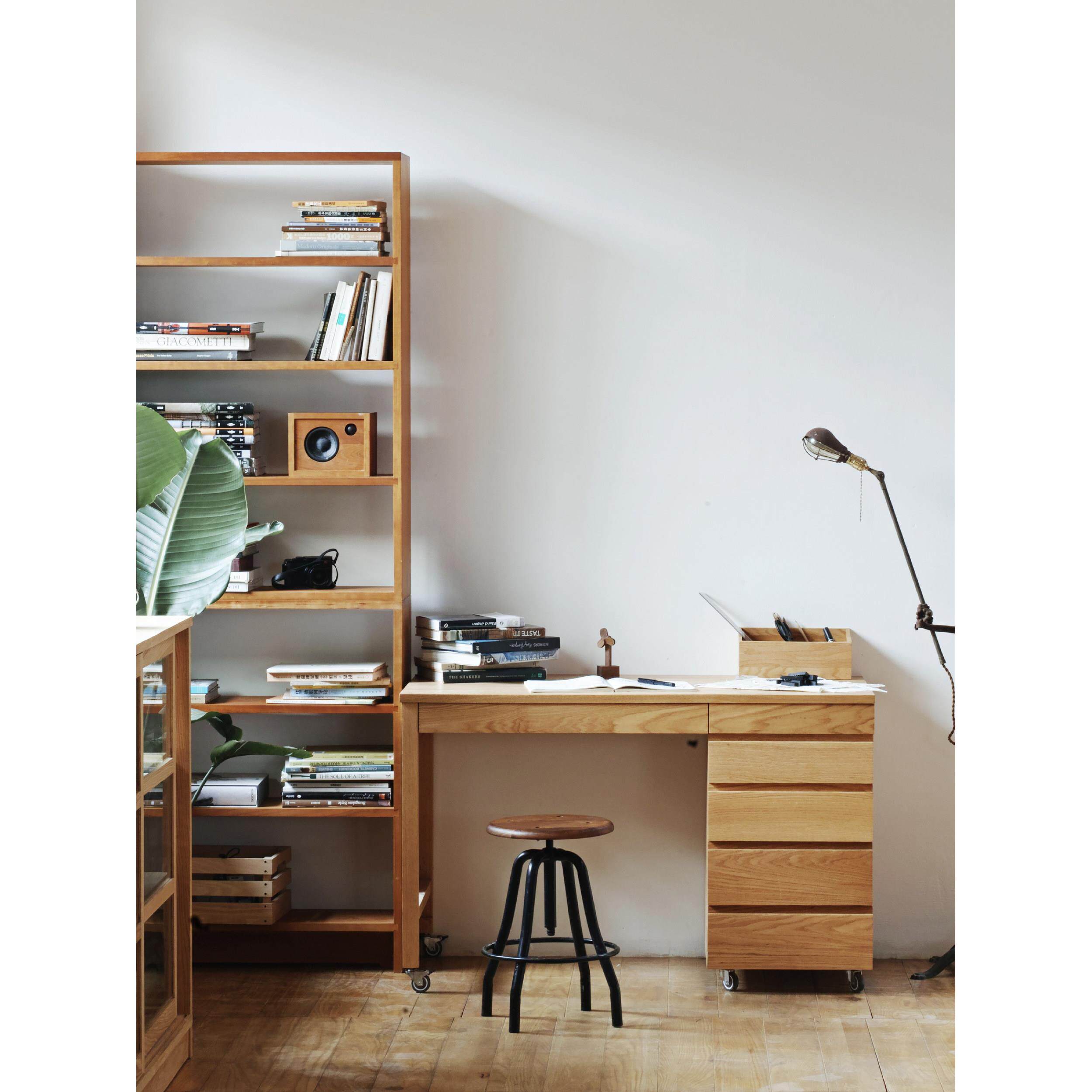 MUMO木墨 铁艺工业凳 工作室家具 复古吧台凳子原实木可升降