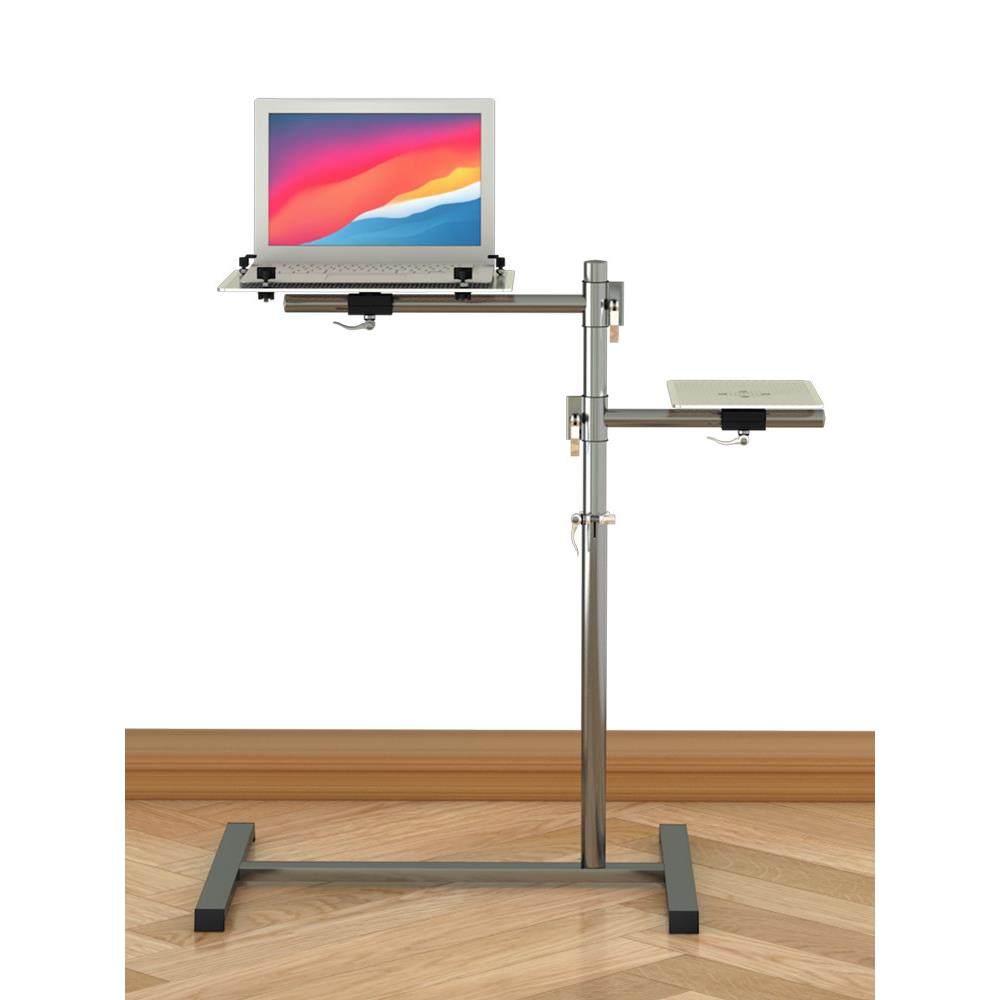 懒惰床边笔记本电脑站立床支撑站立与移动可调和旋转平躺和向上看