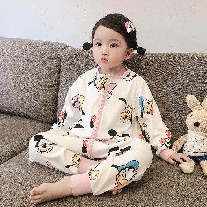 儿童睡袋连身宝宝防踢被款睡衣婴儿春秋女童夏季四季通用男童大童