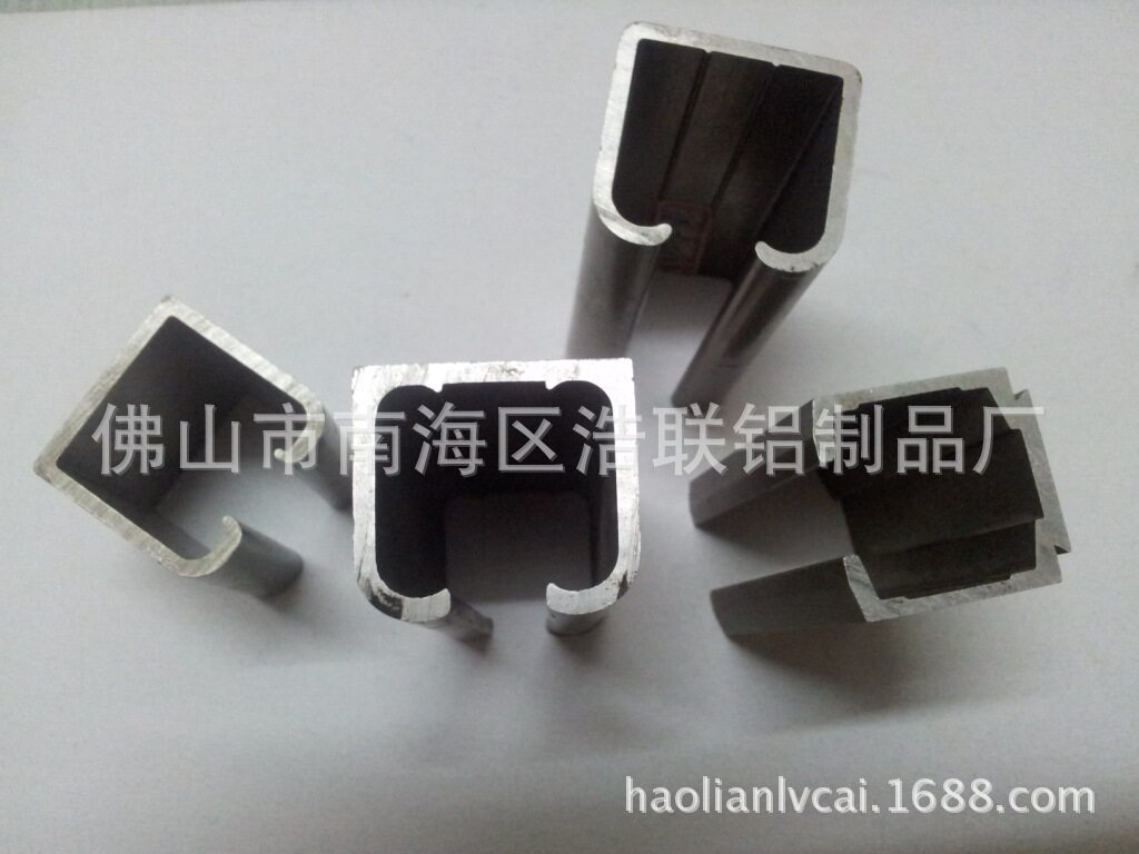 直销铝合金吊轨通用推拉门银白电泳香槟色铝制铝材铝型材耐用