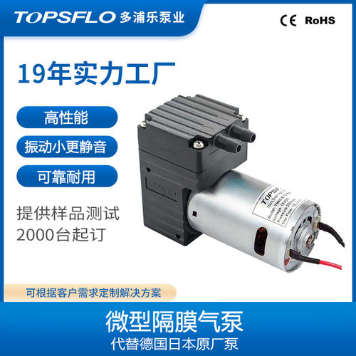 TM40A-B空气和气体高性能直流电机微型隔膜泵