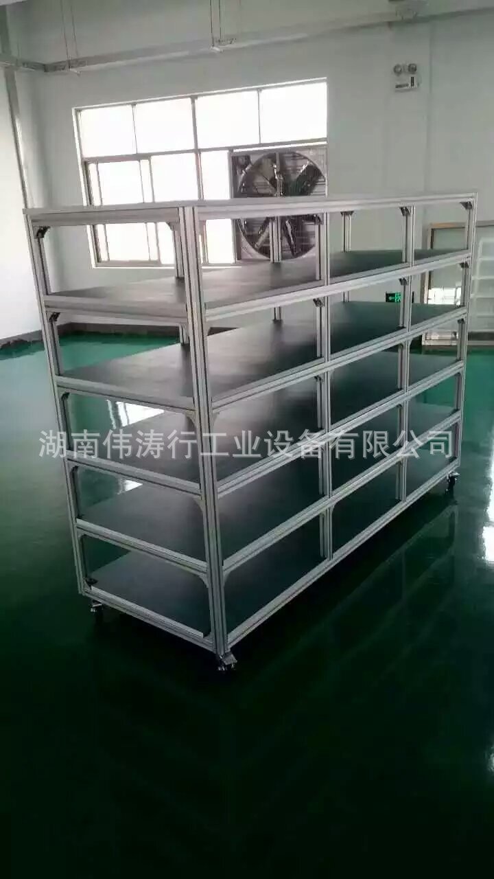 衡阳铝型材周转车，物料架，滑轨架，流利架厂家直销