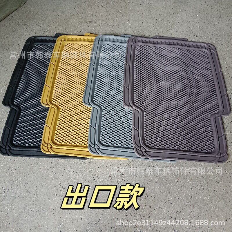 厂家直销通用五座汽车脚垫外贸出口跨境透明乳胶塑料软胶脚垫