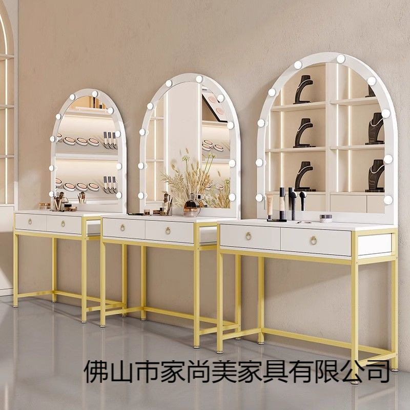 梳妆台影楼专用化妆桌子化妆台化妆师专用现代简约美容院梳妆桌子
