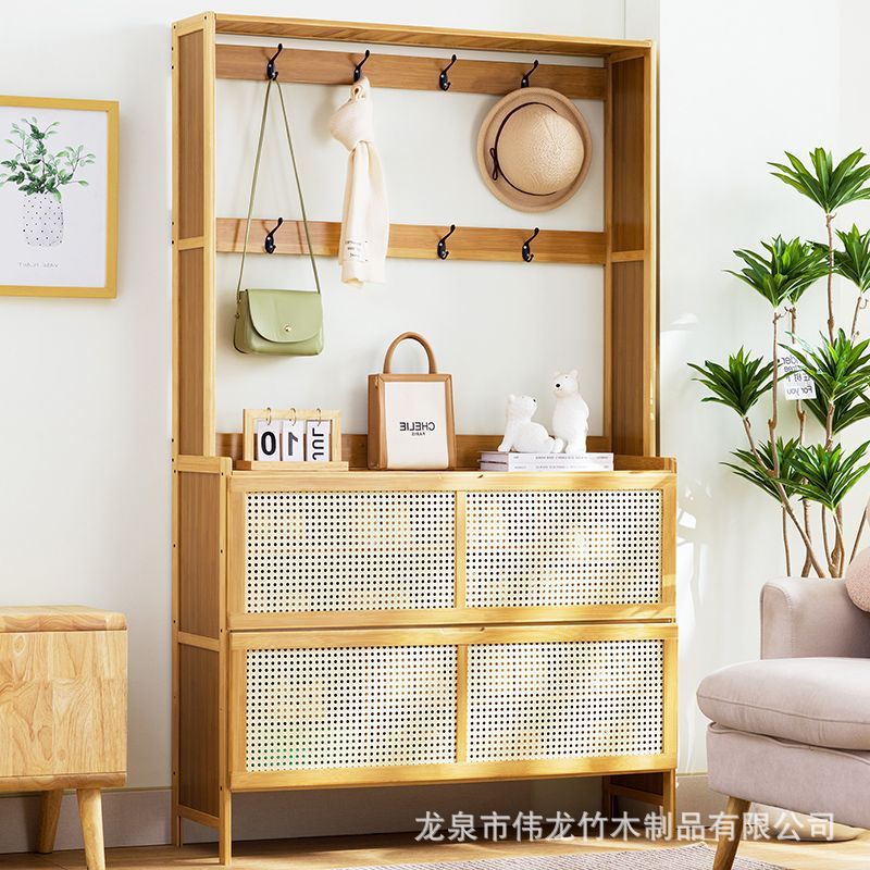 免打孔全封闭防尘加厚鞋架