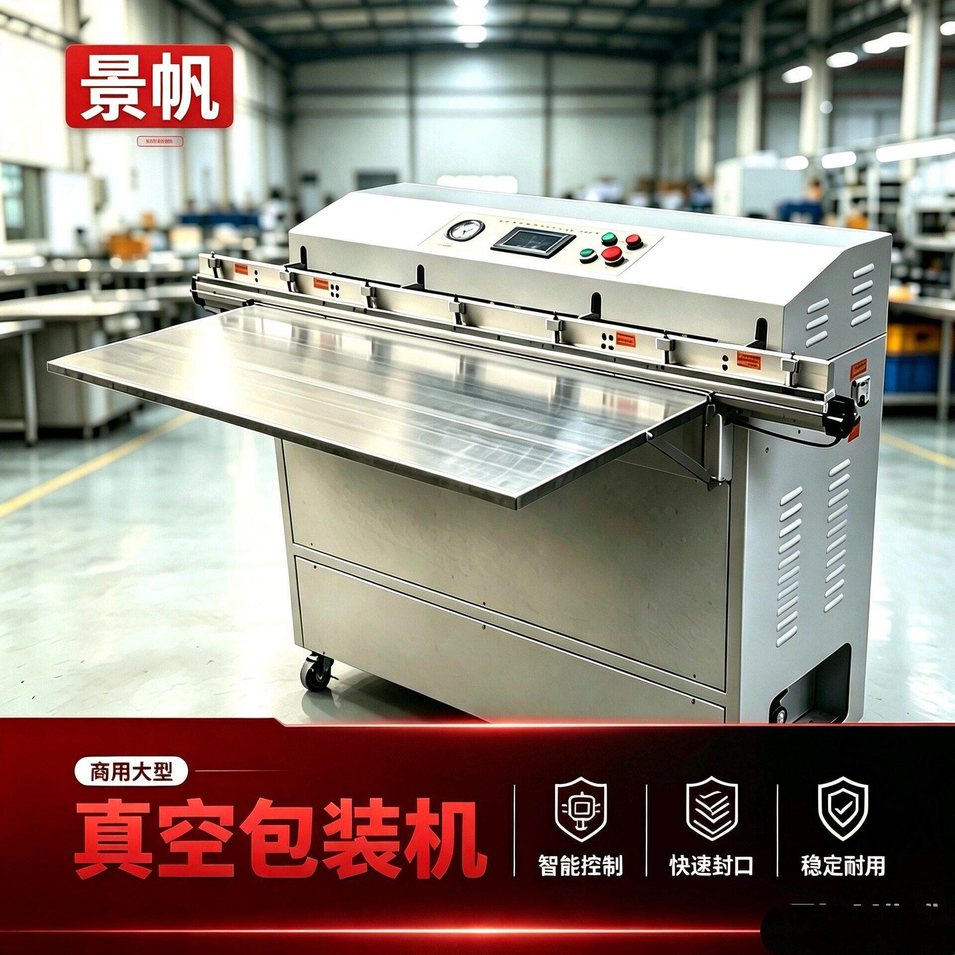 佛山景帆包装VS-800D外抽真空机食品商用外抽式工业真空包装机