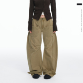 LIBERTY 24SS 复古做旧全棉水洗牛仔裤 LINY 弯刀裤