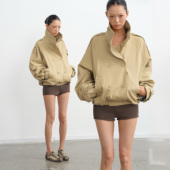 LIBERTY 短款 25AW LINY 经典 英式 风衣外套双排扣短款 风衣