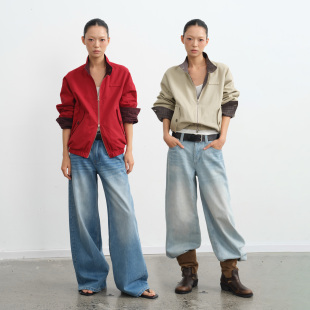 哈林顿夹克女宽松立领可双面穿短外套 经典 LINY LIBERTY25AW