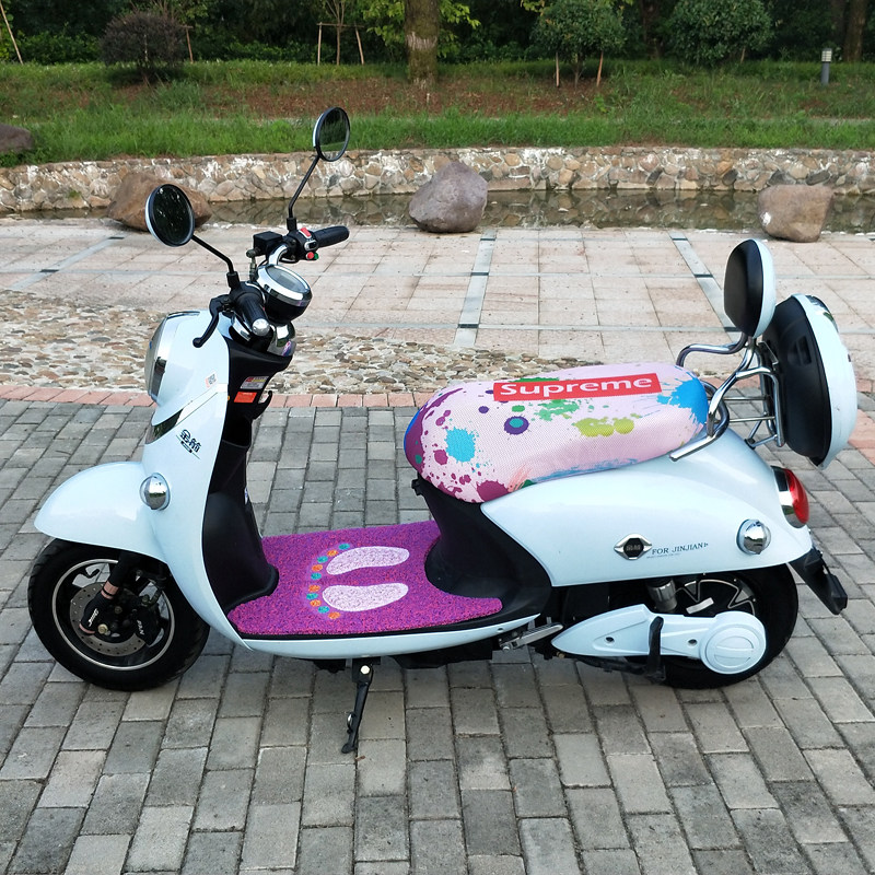 电动车脚踏垫电瓶车脚踩垫踏板车通用雅迪爱玛小防水龟防滑王脚垫