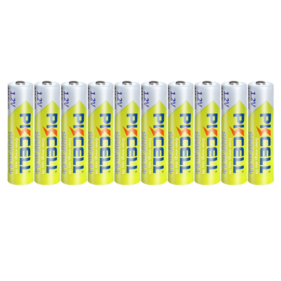 极速10PCS PKCELL 1.2v NI-MH AAA Battery 3A 1000MAH AAA Recha