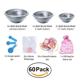 DIY Mold Pcs Bomb Set Size SWISSELITE Pieces Bath