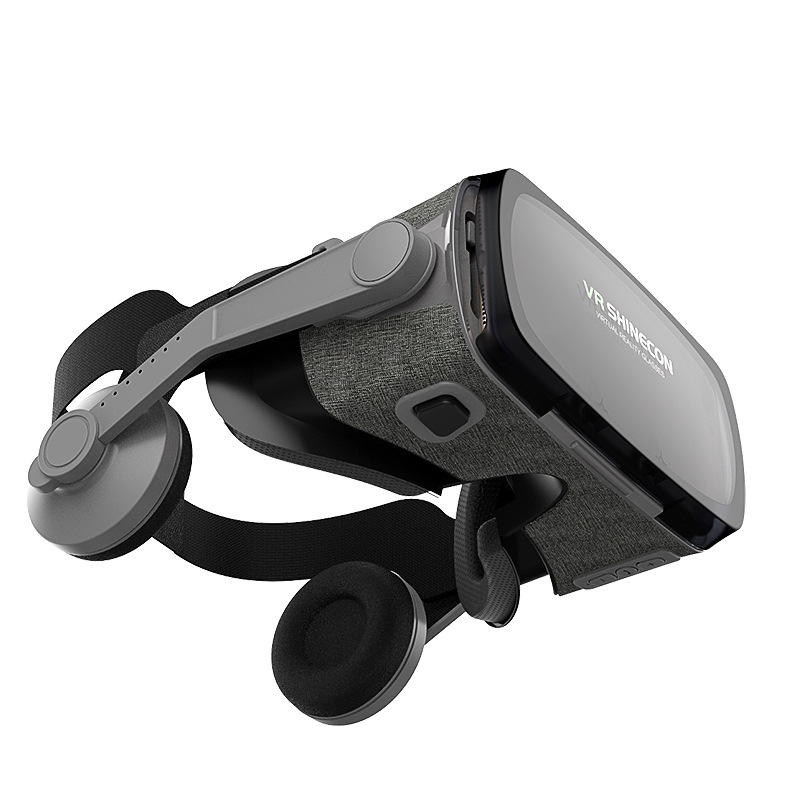 跨境新品 VR眼镜千幻9代VR SHINECONG07E布艺虚拟现实3D头盔
