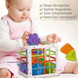 Sorting Blocks Shape Learn Baby Montessori Game 极速Colorful