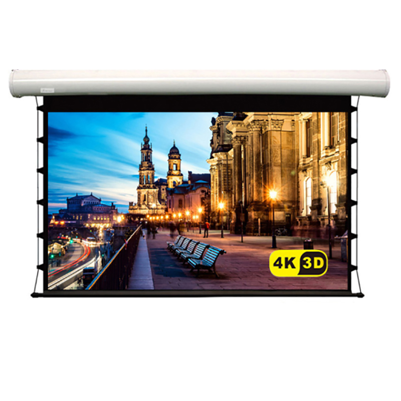 经科JK电动遥控拉线投影幕布M2-FI/200s玻纤拉绳幕白幕96寸16:10